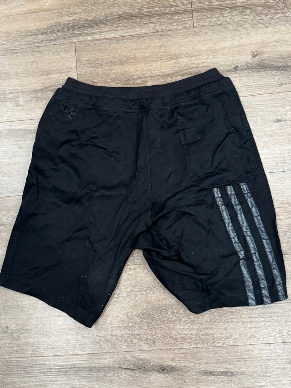 Y-3 Yohji Yamamoto 3-Stripe Shorts - Size M